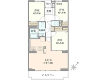 【埼玉県/新座市野火止】ネオ・アーバン新座弐番館 間取り図