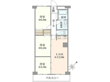 【埼玉県/所沢市若松町】所沢ハイコーポ 間取り図