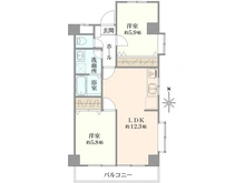 【埼玉県/所沢市東所沢和田】パレ・ドール東所沢II 間取り図