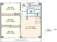 【埼玉県/川越市菅原町】パールハイム川越 間取り図
