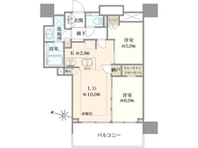 【埼玉県/所沢市東住吉】シティタワー所沢クラッシィ 間取り図