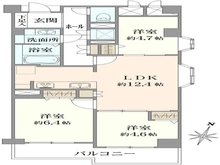 【東京都/清瀬市中里】シーアイマンション清瀬 間取り図