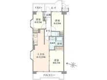【埼玉県/狭山市大字東三ツ木】朝日パリオ新狭山 間取り図