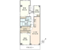 【埼玉県/所沢市北原町】所沢パークハイツマンション 間取り図