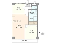 【埼玉県/所沢市東所沢和田】パレ・ドール東所沢II 間取り図