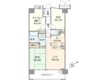 【埼玉県/新座市野火止】ダイアパレス新座グランドパーク21 間取り図