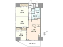 【埼玉県/入間市下藤沢】アクエス武蔵藤沢II 間取り図
