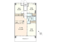 【埼玉県/入間市東藤沢】ハイホーム武蔵藤沢 間取り図