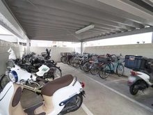 【埼玉県/新座市大和田】志木パストラルマンション 駐輪場：バイク置場