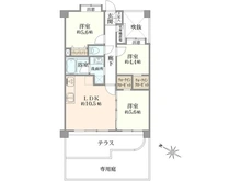 【埼玉県/さいたま市大宮区堀の内町】ライオンズマンション大宮堀の内 間取り図