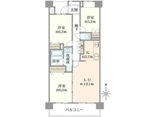 【埼玉県/新座市新堀】清瀬南パークホームズ 間取り図