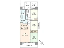 【埼玉県/新座市野火止】ダイアパレス新座グランドパーク21 間取り図