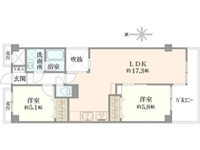 【埼玉県/所沢市小手指台】ライオンズマンション西所沢 間取り図