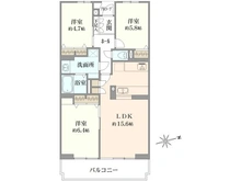 【埼玉県/新座市野火止】ネオ・アーバン新座 間取り図