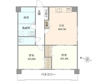 【埼玉県/川越市三光町】川越フラワーホーム 間取り図
