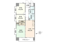【埼玉県/川越市松江町】朝日プラザ本川越 間取り図