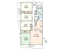 【埼玉県/新座市畑中】シャレール新座 間取り図