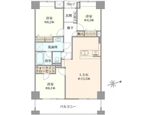 【東京都/清瀬市元町】クレアビューコート清瀬駅前 間取り図
