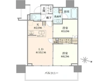 【埼玉県/所沢市東住吉】シティタワー所沢クラッシィ 間取り図
