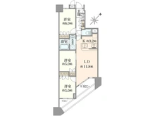 【東京都/西東京市ひばりが丘北】センチュリーひばりが丘コンフォートアリーナ 間取り図