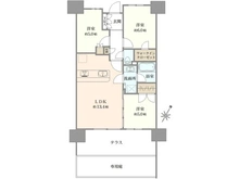 【埼玉県/狭山市入間川】ライオンズ狭山グランテラス 間取り図