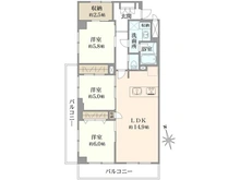 【東京都/練馬区豊玉北】江古田サニーハイツ 間取り図