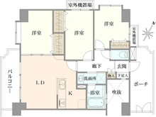 【埼玉県/さいたま市北区東大成町】ライオンズマンション大宮宮原 間取り図