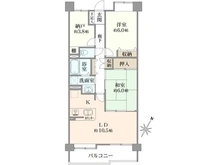 【埼玉県/所沢市東所沢和田】グランディ東所沢 間取り図