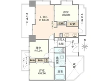 【埼玉県/川越市脇田本町】ローヤルシティ川越 間取り図