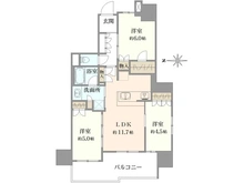 【埼玉県/川越市久保町】パレステージ本川越 間取り図