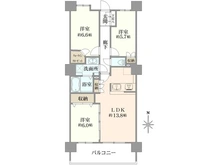 【埼玉県/所沢市元町】クレアシティ所沢 間取り図