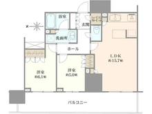 【埼玉県/川越市新富町】パークホームズ川越新富町アドーア 間取り図