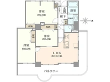 【埼玉県/所沢市御幸町】所沢スカイライズタワー 間取り図