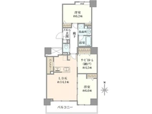 【埼玉県/越谷市大沢】ライオンズステーションタワー北越谷 間取り図