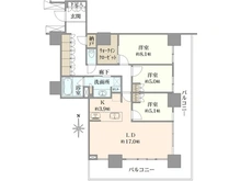【埼玉県/さいたま市大宮区下町】グランドミッドタワーズ大宮 スカイタワー 間取り図