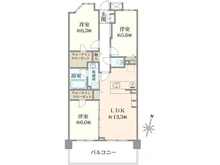 【東京都/東村山市美住町】ゼファー久米川ミーティス 間取り図