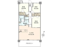 【東京都/東村山市美住町】ゼファー久米川ミーティス 間取り図
