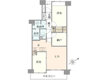 【埼玉県/越谷市大字西方】エフローレ新越谷ロイヤルガーデン 間取り図