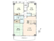 【埼玉県/所沢市東所沢和田】エステスクエア東所沢 間取り図