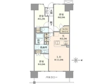 【埼玉県/三郷市中央】プレイズ三郷中央 間取り図
