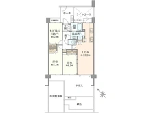 【埼玉県/狭山市新狭山】プライディア新狭山 間取り図