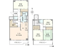 【埼玉県/和光市本町】シーアイハイツ和光 B号棟 間取り図