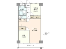 【埼玉県/川越市菅原町】パールハイム川越 間取り図