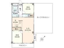 【埼玉県/川越市岸町】ハイマート川越 間取り図