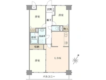 【東京都/立川市上砂町】ライオンズマンション武蔵砂川 間取り図