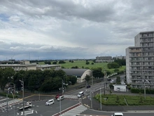【埼玉県/所沢市若松町】所沢ハイコーポマンション 眺望：共用廊下から