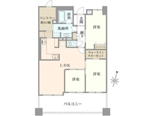 【東京都/東村山市野口町】レクセルマンション東村山 間取り図