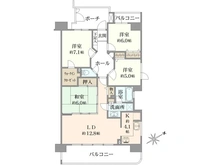 【埼玉県/所沢市上新井】ライフピア小手指 間取り図