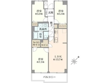 【埼玉県/川越市旭町】テイジン川越旭町ビューハイツ 間取り図