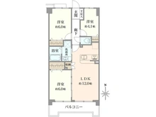 【埼玉県/川越市小仙波町】朝日マンション川越 間取り図